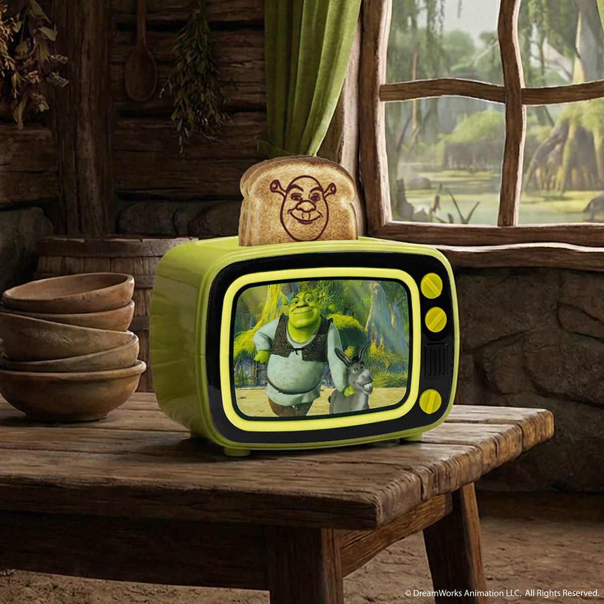 Shrek Retro Light Up TV Toaster