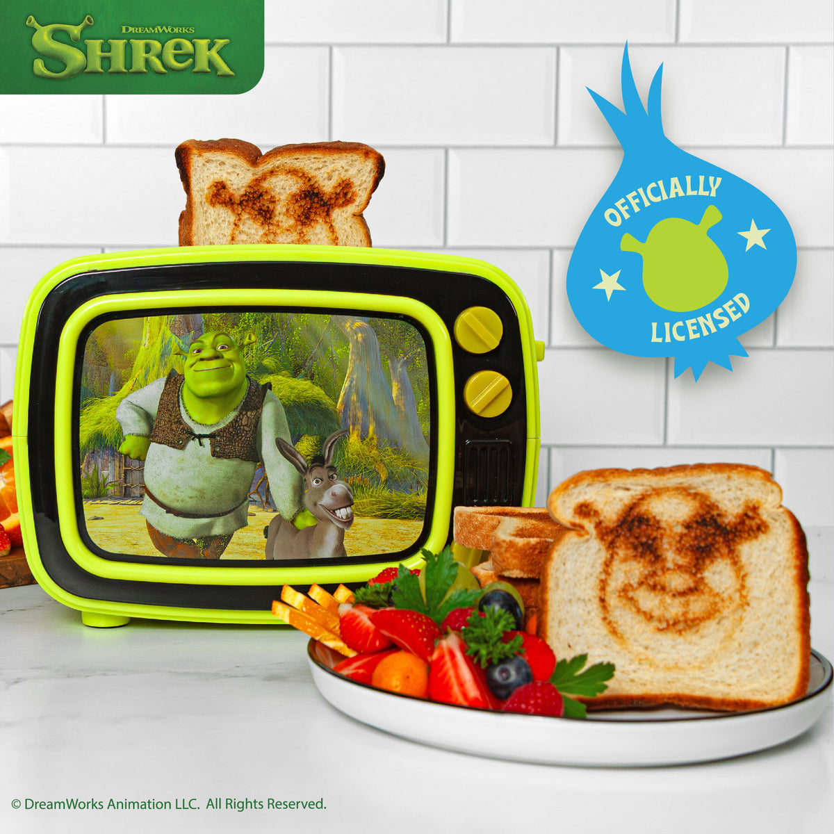 Shrek Retro Light Up TV Toaster