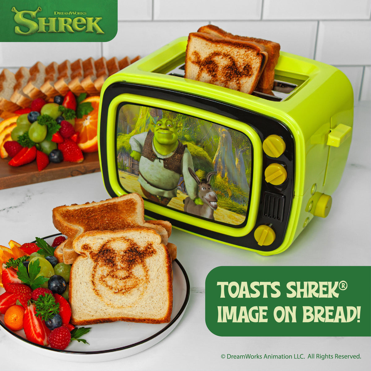Shrek Retro Light Up TV Toaster