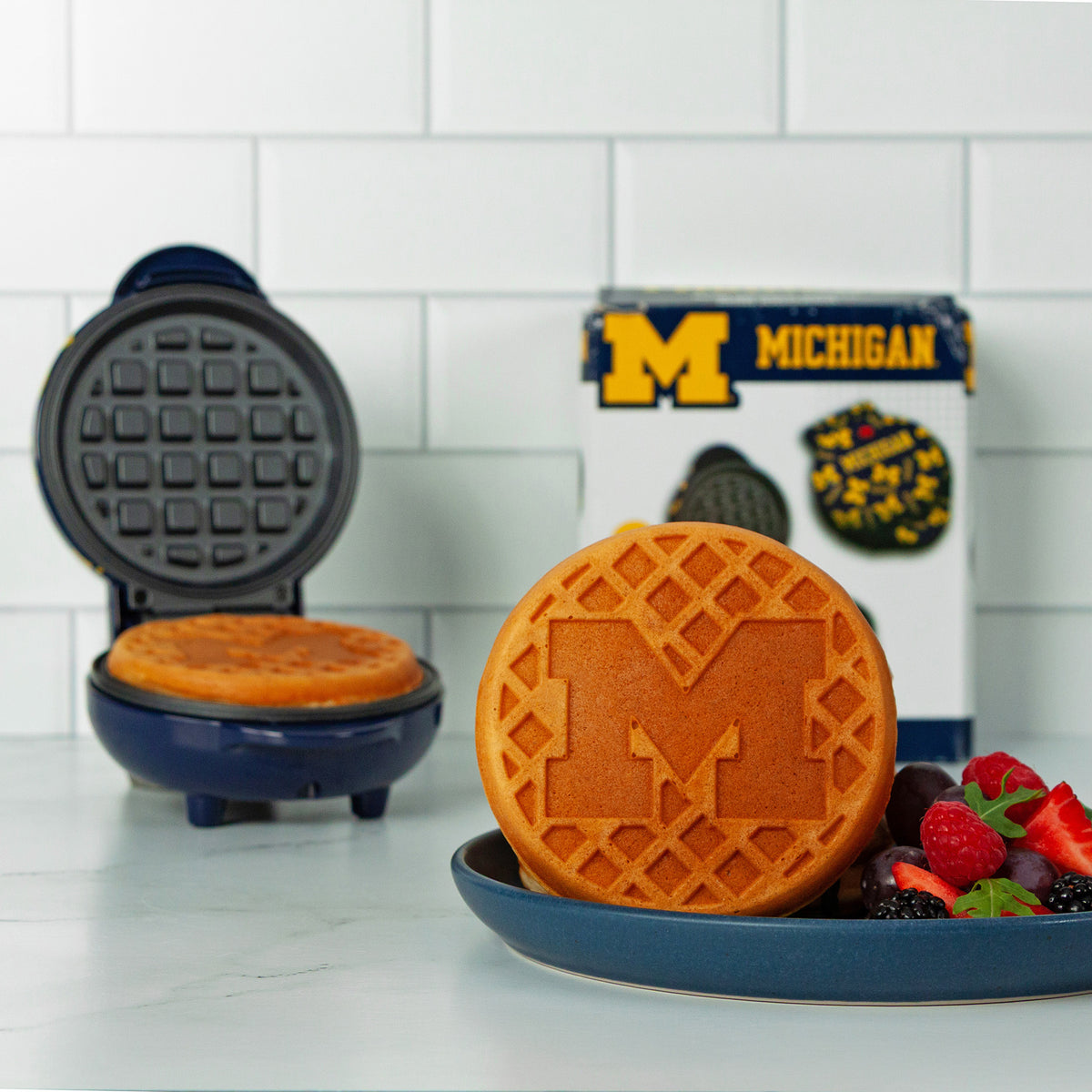 Michigan Wolverines Mini Waffle Maker