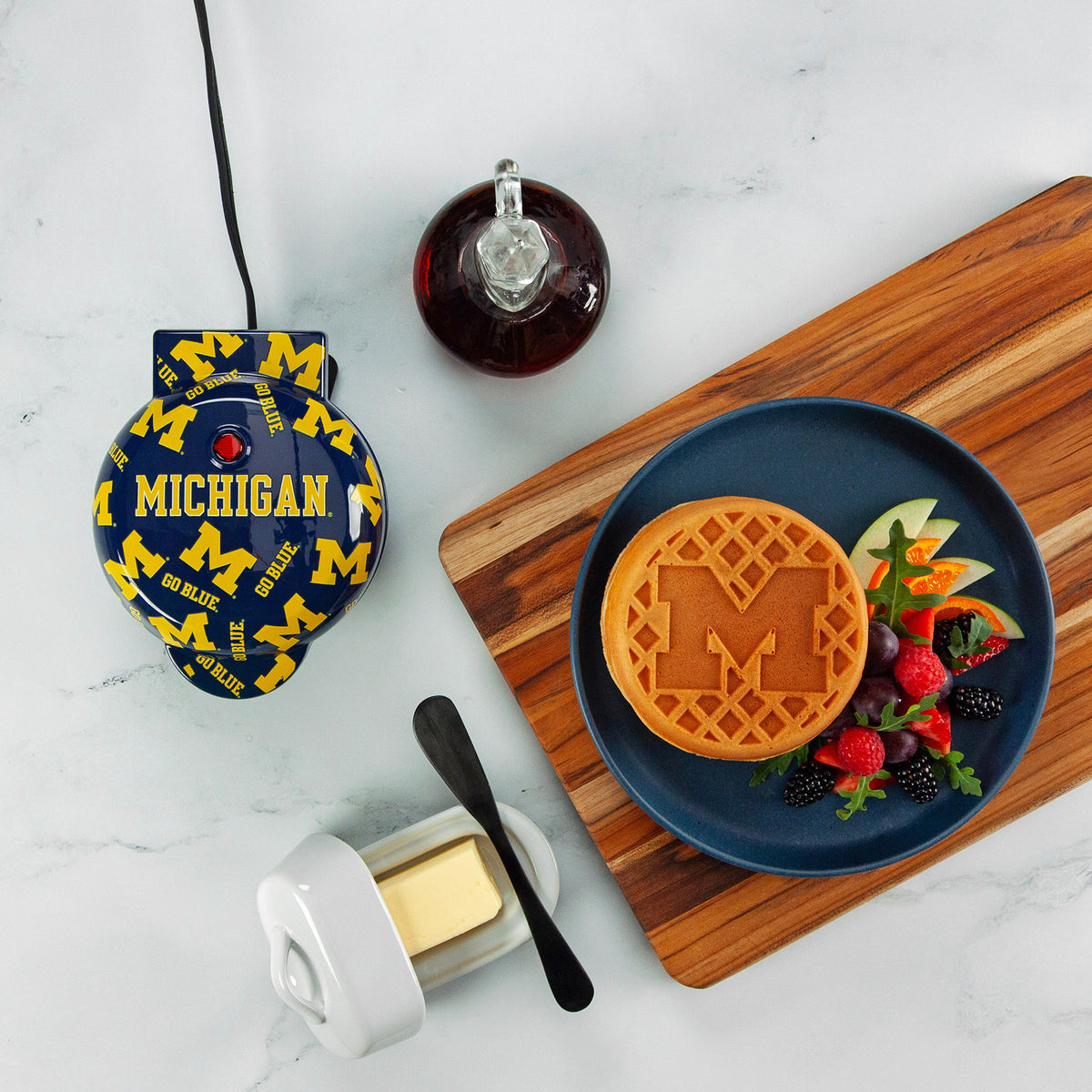 Michigan Wolverines Mini Waffle Maker