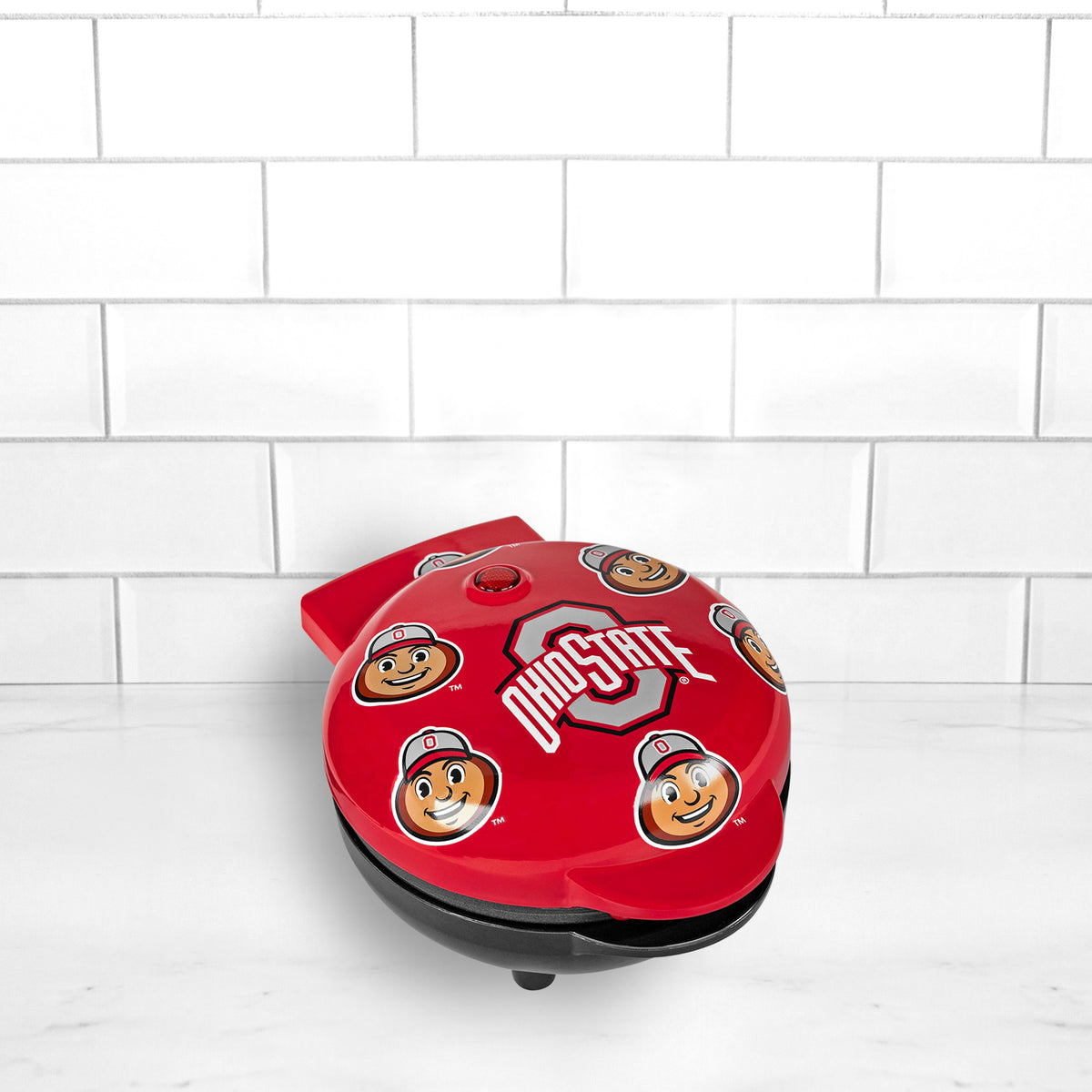 Ohio State Buckeyes Brutus Buckeye Mini Waffle Maker