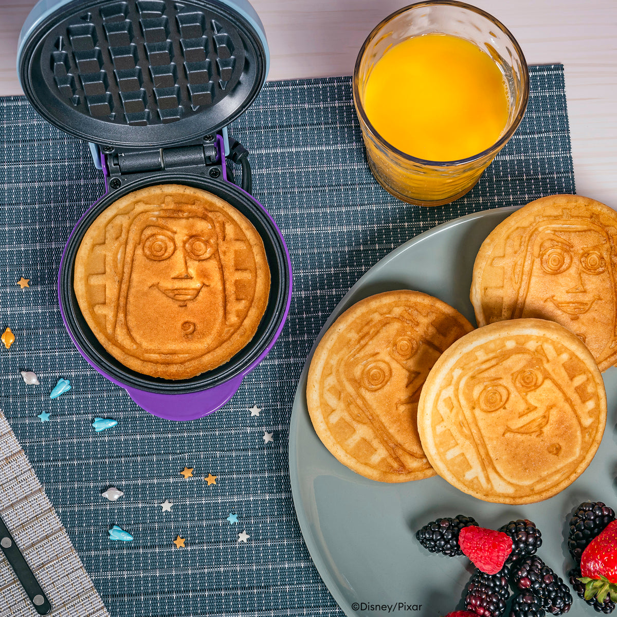 Disney Pixar Toy Story Buzz Lightyear Mini Waffle Maker