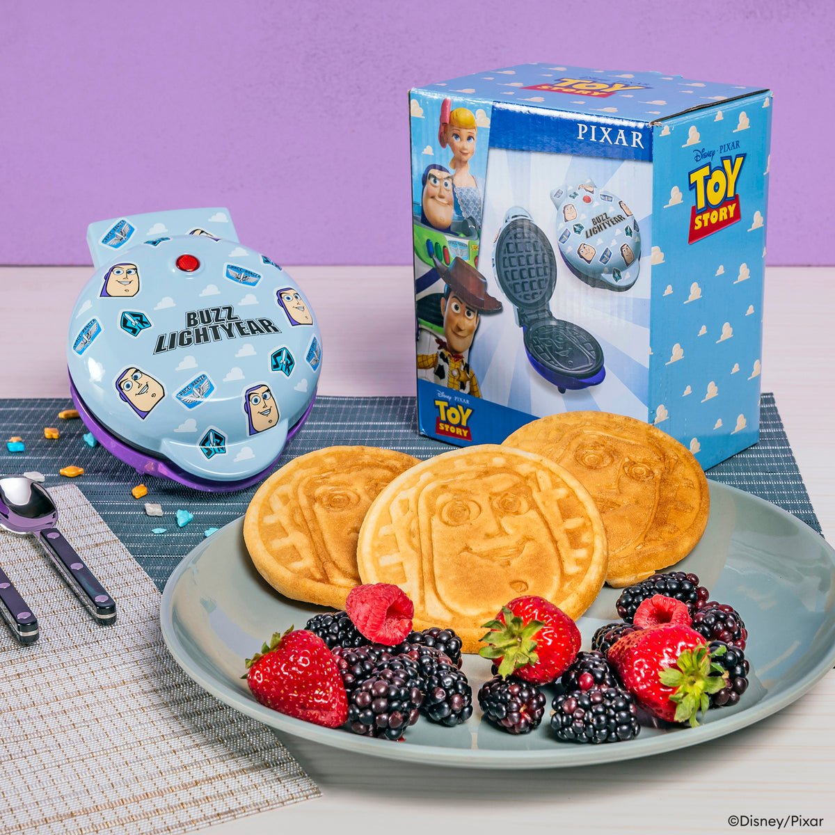 Disney Pixar Toy Story Buzz Lightyear Mini Waffle Maker