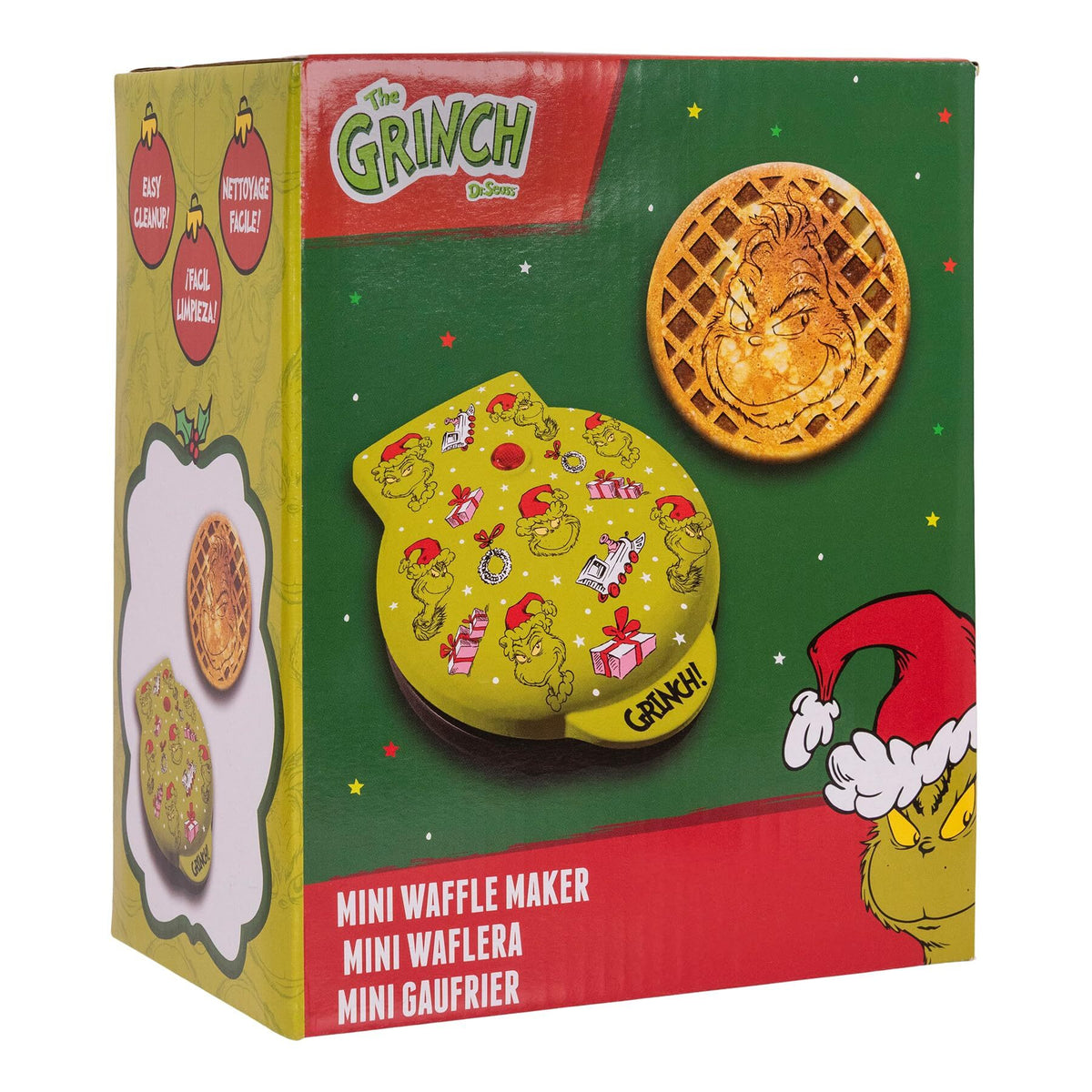 Dr. Seuss Grinch Mini Waffle Maker