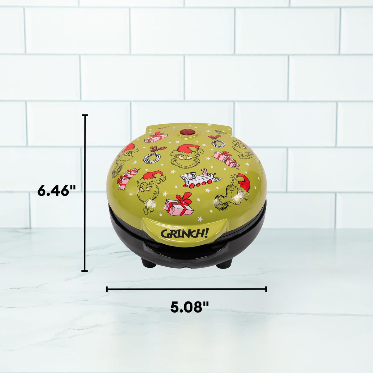 Dr. Seuss Grinch Mini Waffle Maker