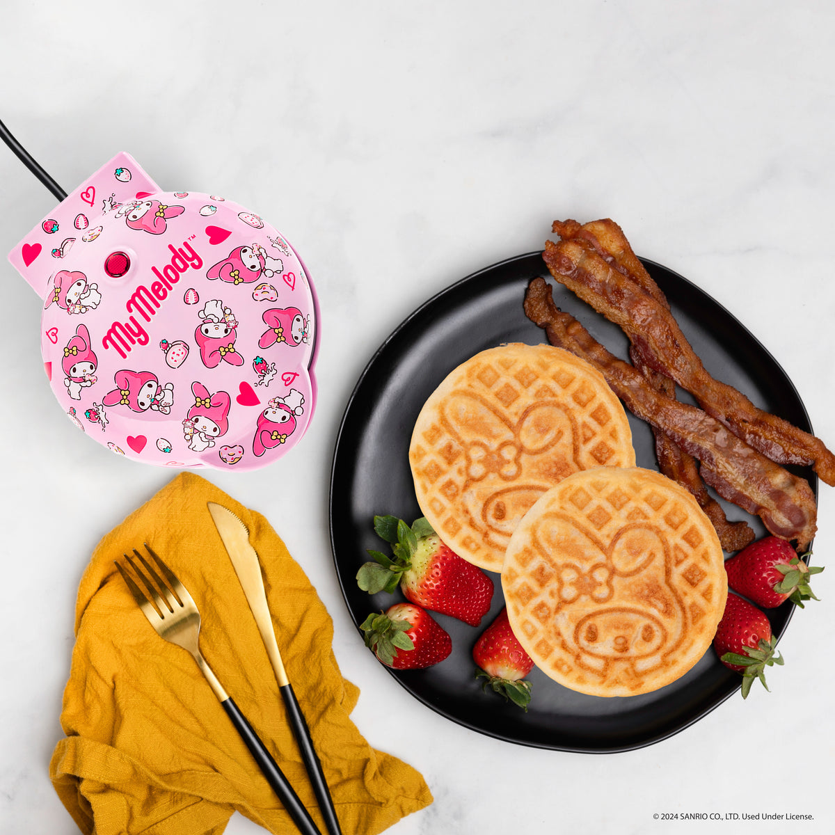 Hello Kitty My Melody Mini Waffle Maker