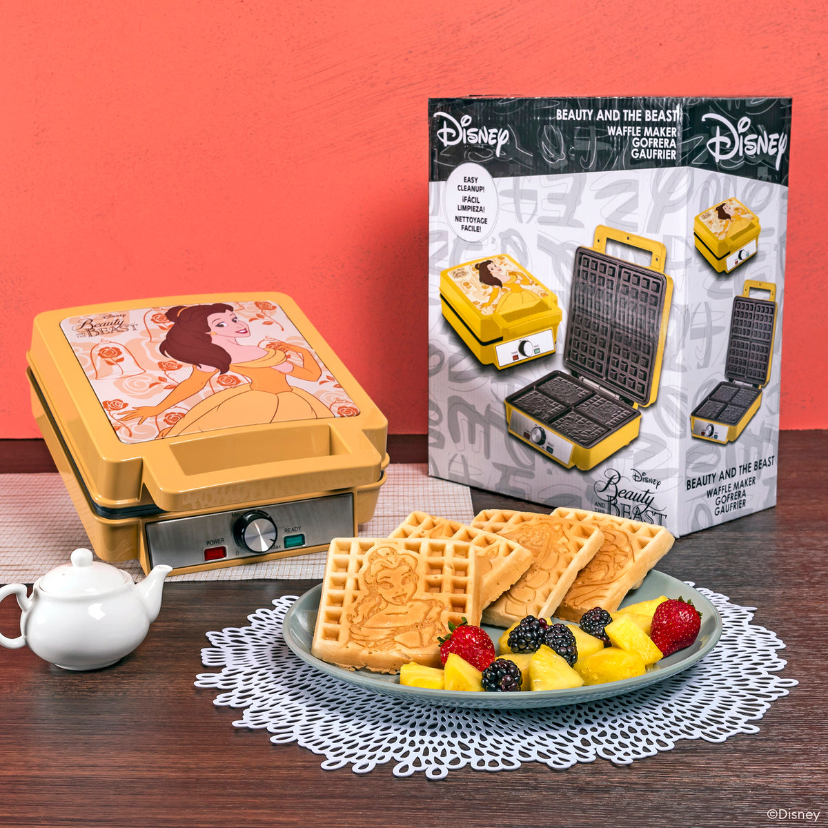 Disney Beauty and the Beast Deluxe Waffler