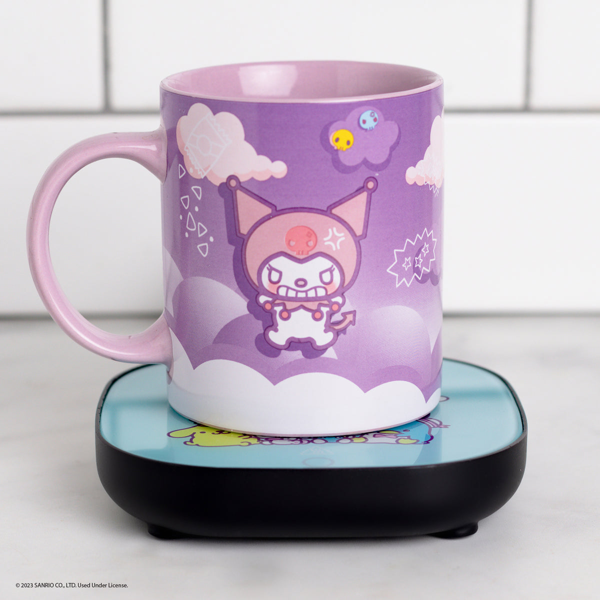 Hello Kitty Kuromi Coffee Mug Warmer Set