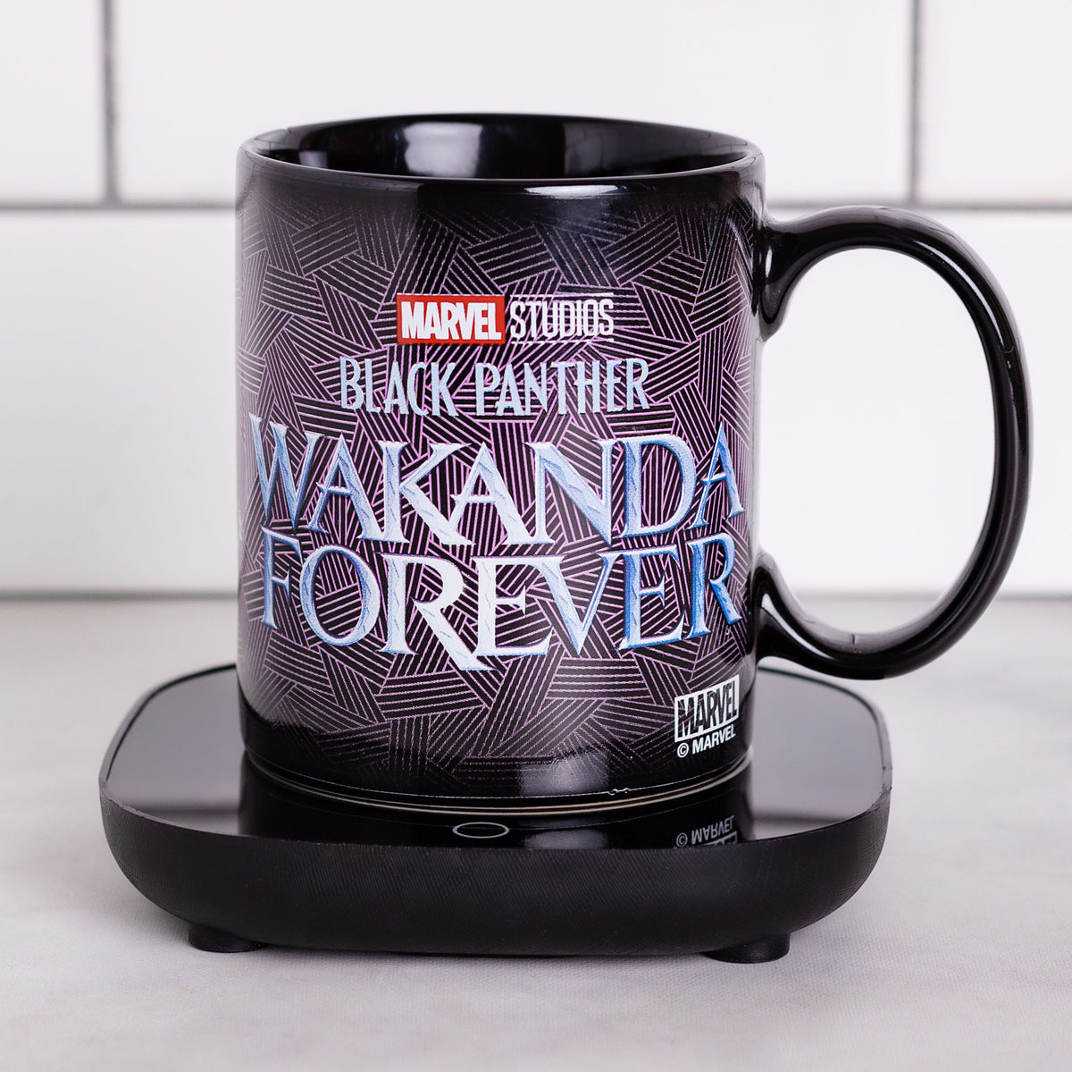 Marvel Black Panther 12oz Mug Warmer Set