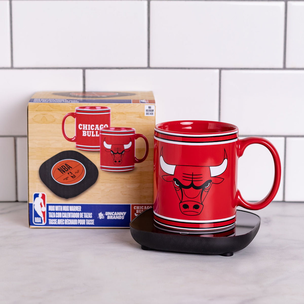 Uncanny Brands NBA Chicago Bulls Logo Mug Warmer with Mug – Keeps Your  Favorite Beverage Warm - Auto Shut On/Off