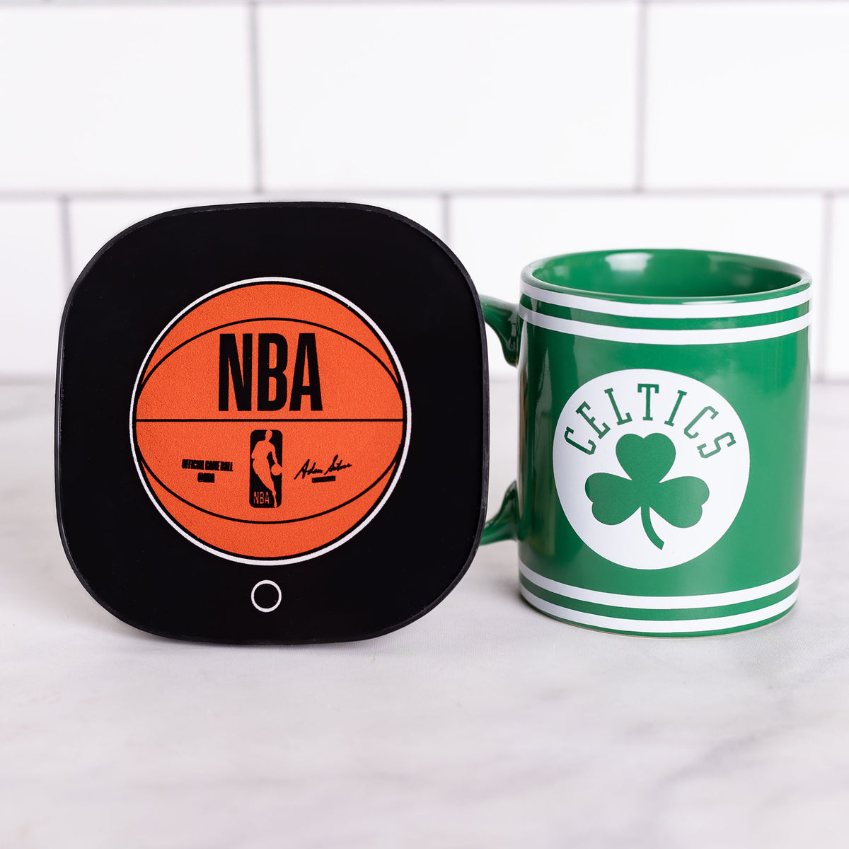 NBA Boston Celtics 12oz Mug Warmer Set