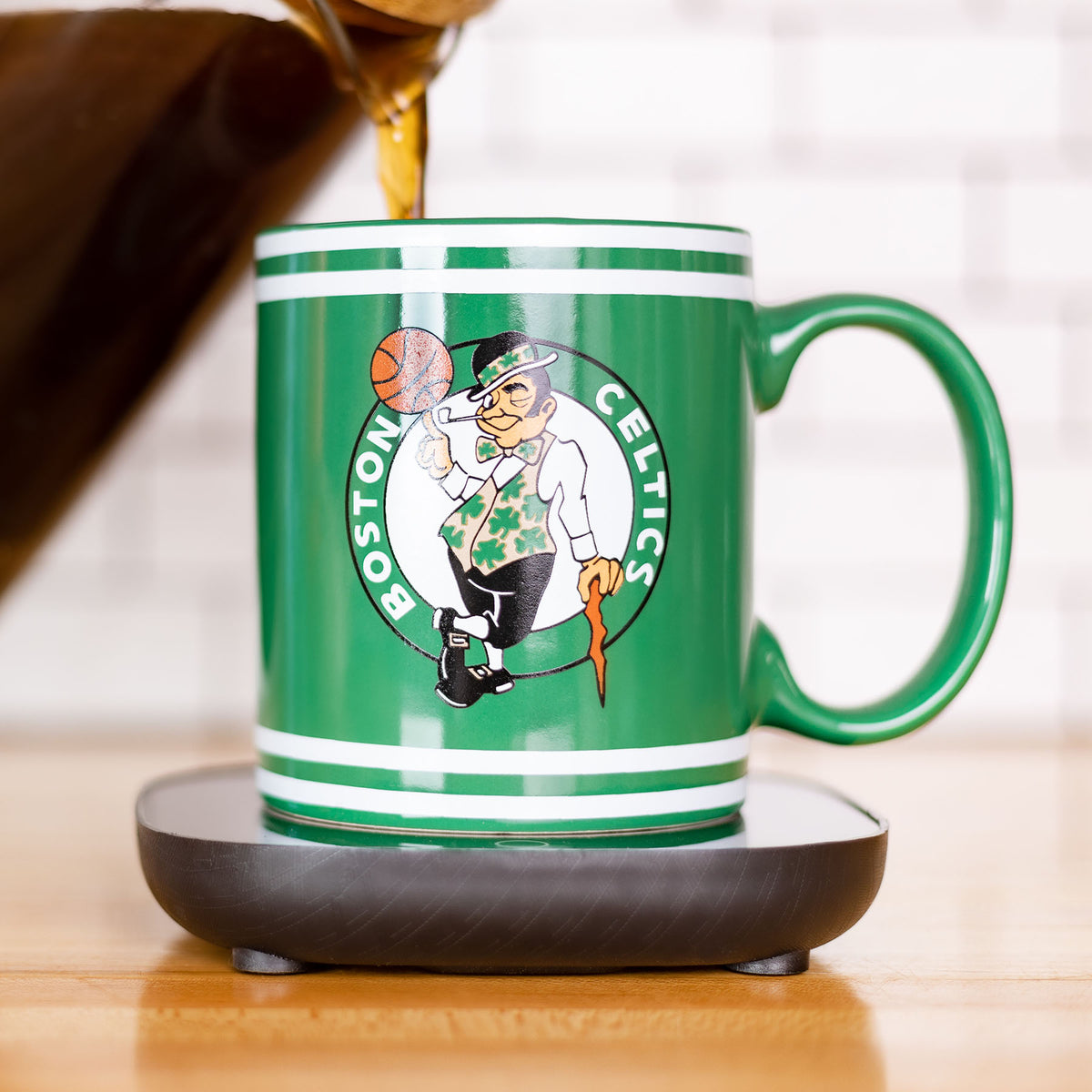 NBA Boston Celtics 12oz Mug Warmer Set