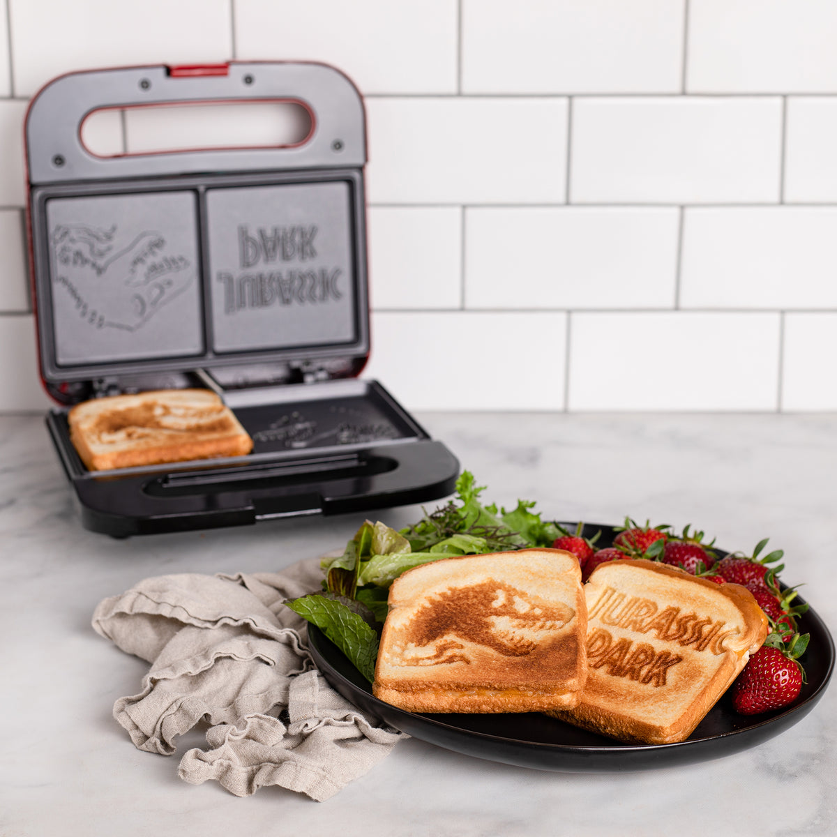 Uncanny Brands Hello Kitty® Grilled Cheese Maker- Panini Press and Compact  Indoor Grill