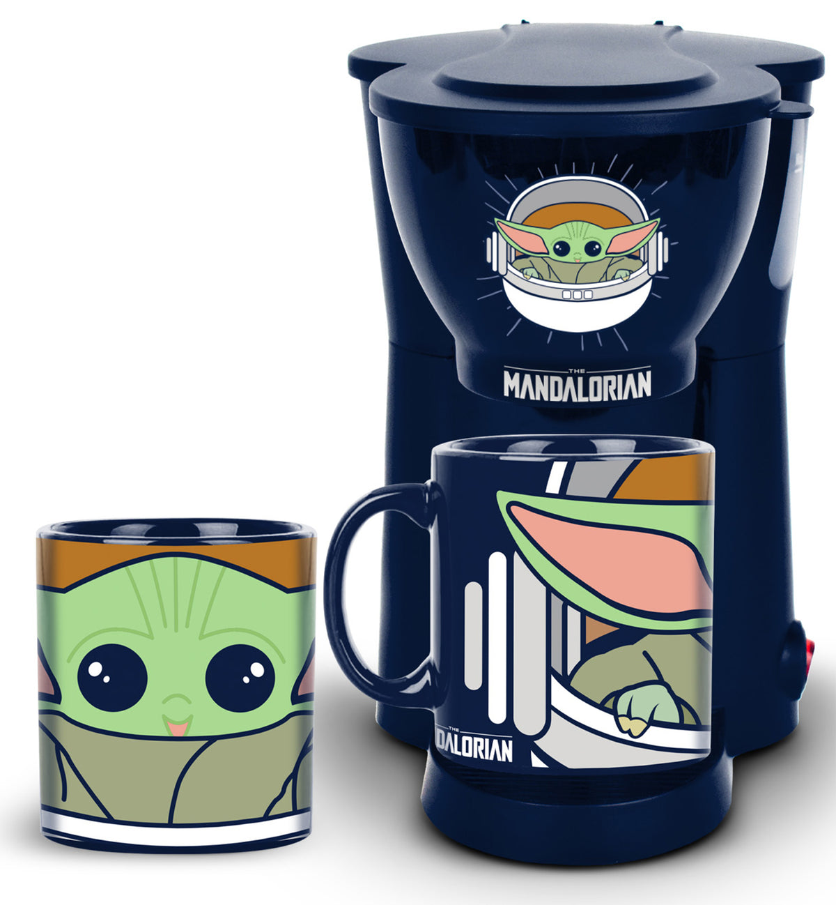 The Mandalorian Coffee Maker Set - Cup of Baby Yoda Joe (Rite Aide Exclusive)