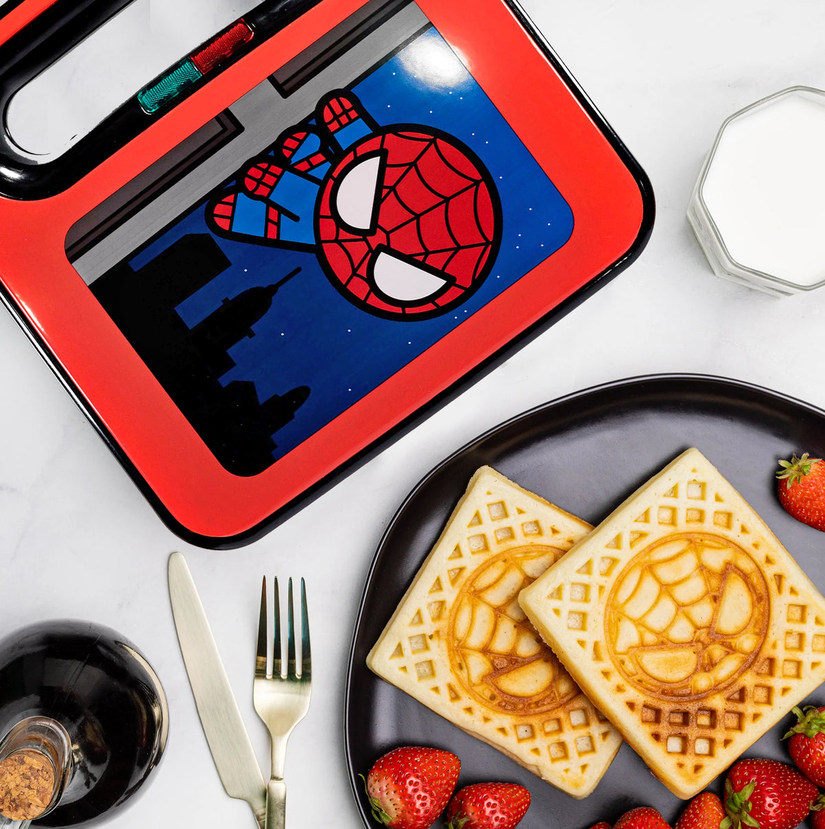 Marvel Spider-Man Chibi Waffle Maker - Uncanny Brands