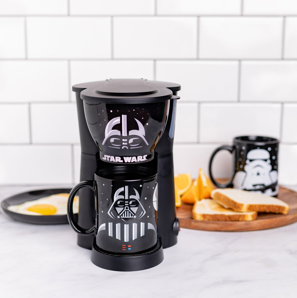 Vanilla Breeze Home Star Wars-Themed Coffee Press And Mugs