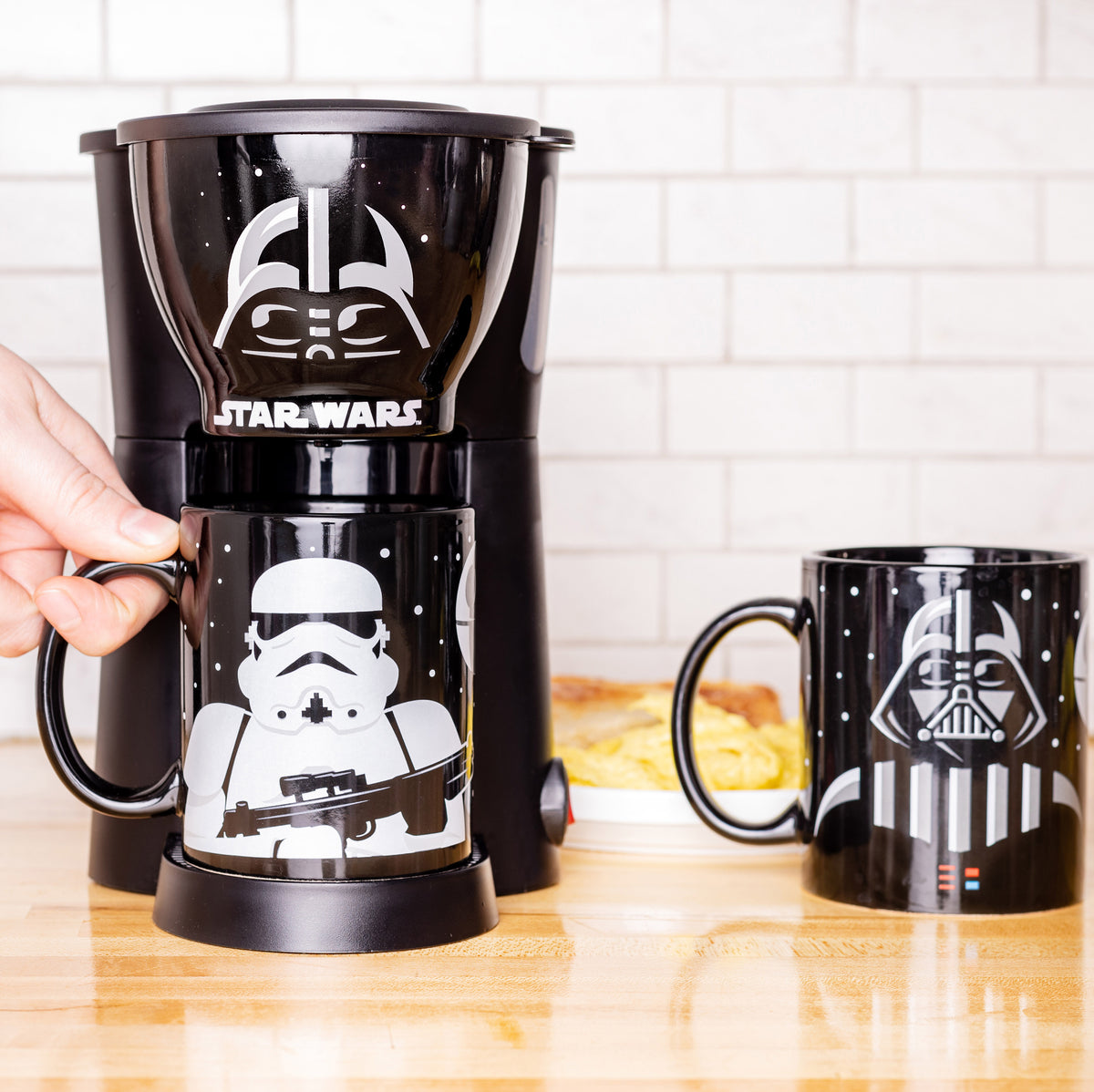 Star Wars Darth Vader & Stormtrooper Single Cup Coffee Maker & Mug Set