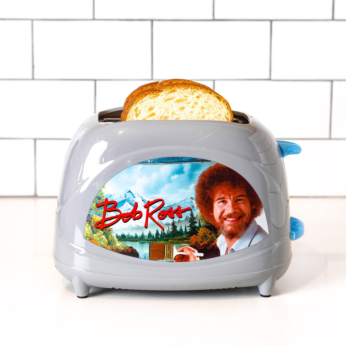 Uncanny Brands Bob Ross 2 Quart Slow Cooker- Happy Little Tree Appliance