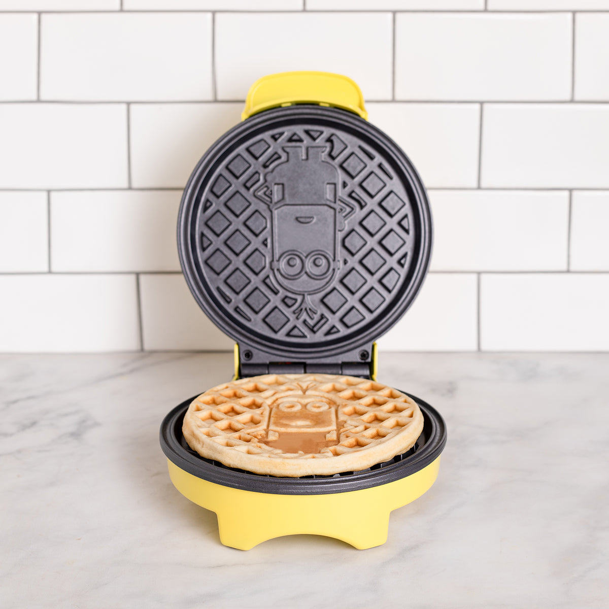 Mini Emojis Waffle Maker - Create 7 Unique Smiley Face Waffles or