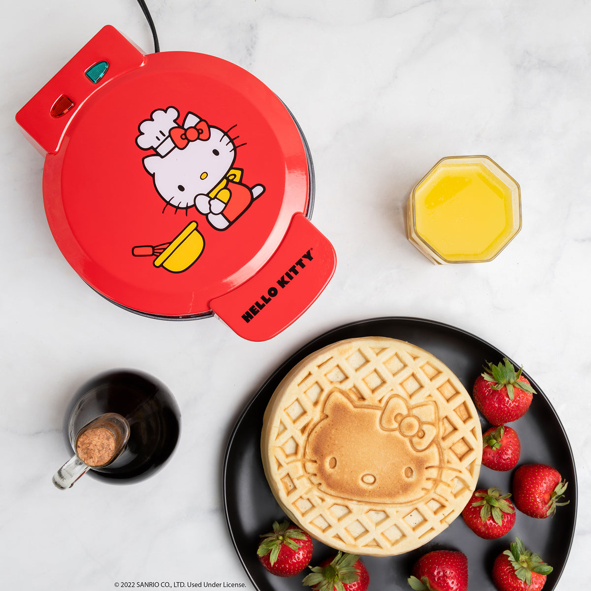 Hello Kitty Red Waffle Maker